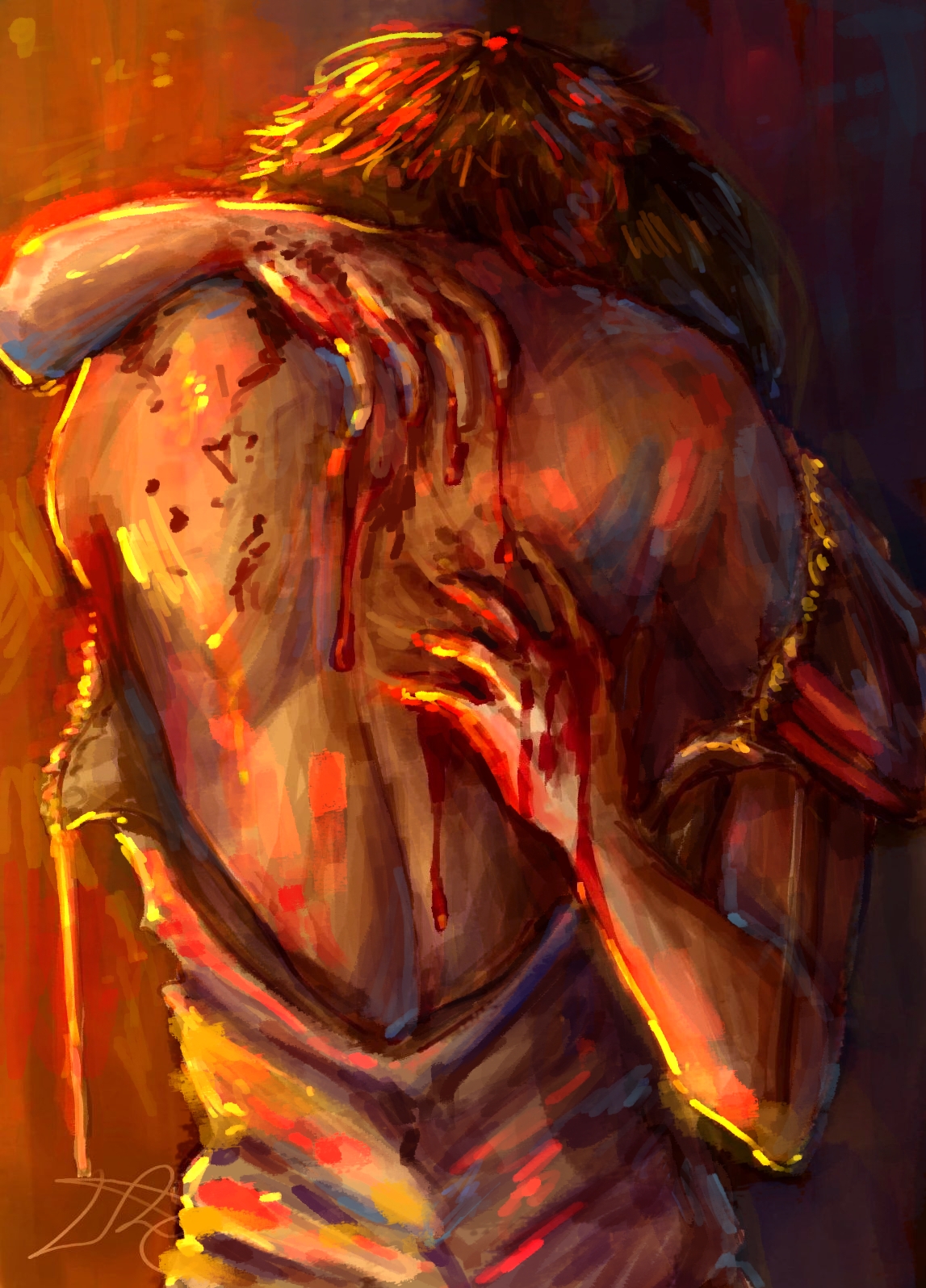 Lucía Román - Traitor. Digital art